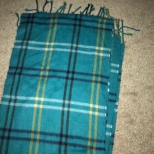 BLUE PLAID SCARF